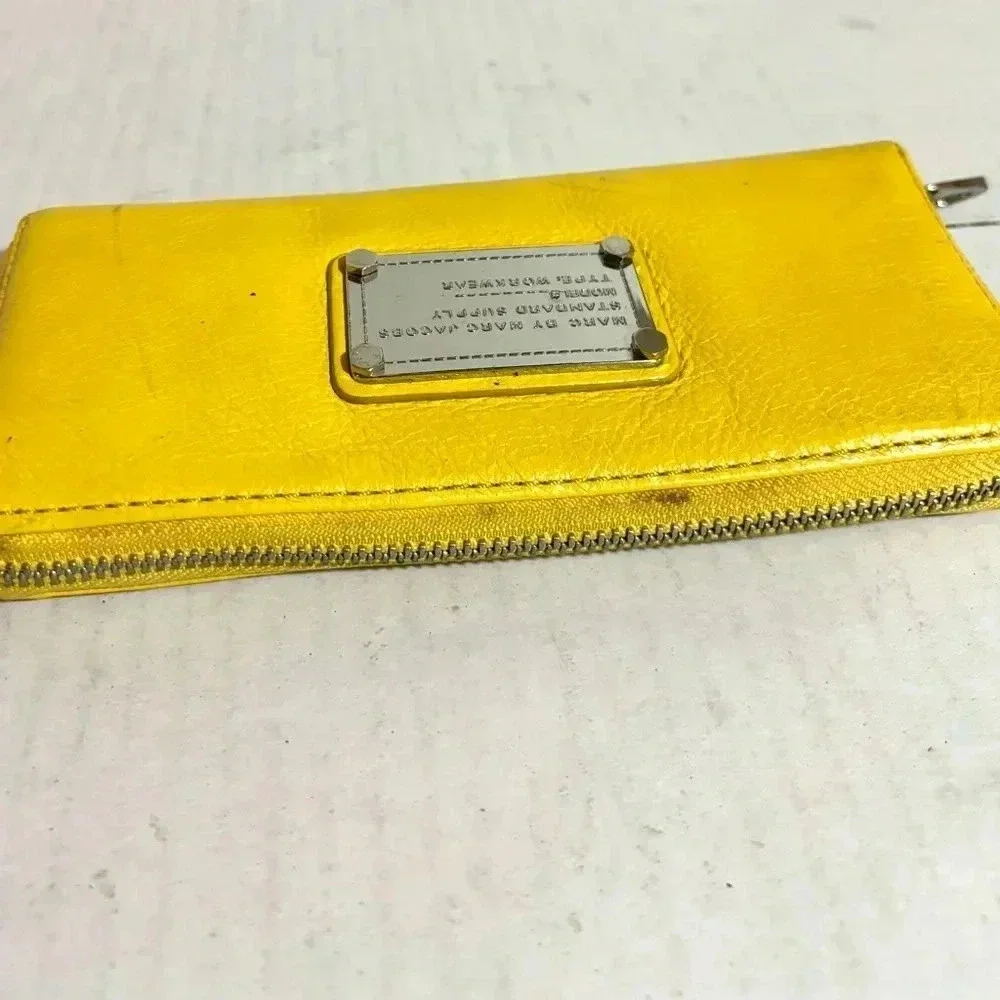 marc by Marc Jacob’s yellow leather wallet